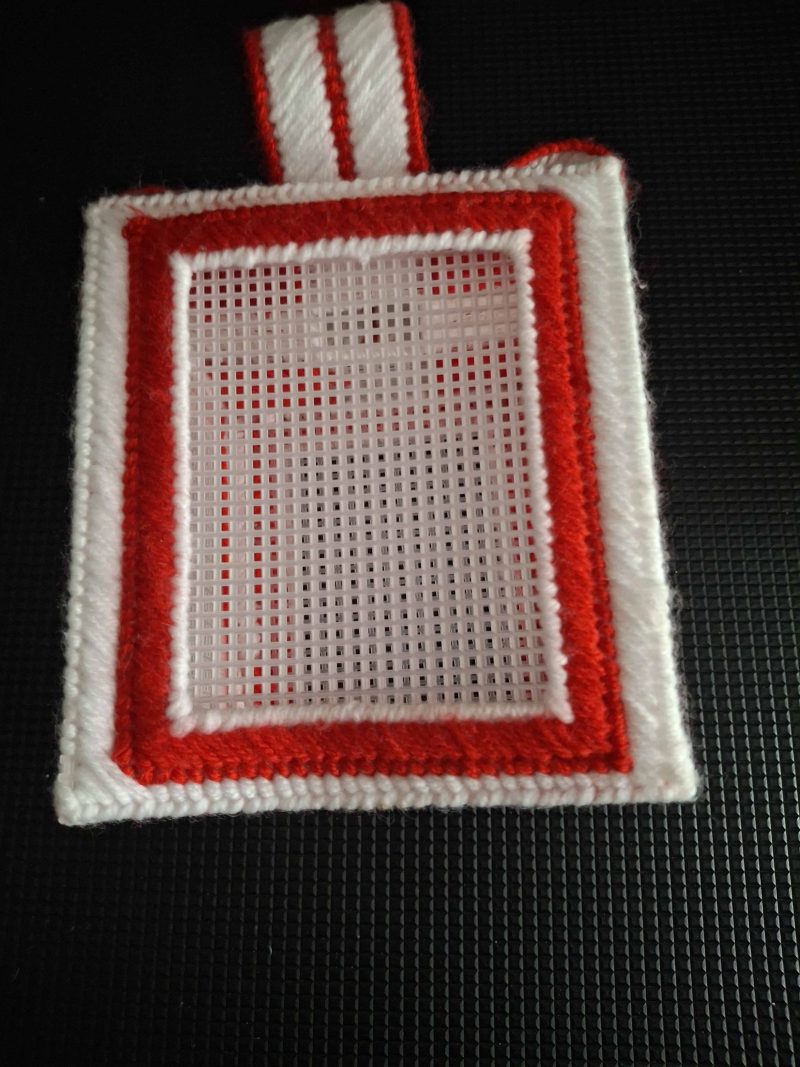 Tissue box with design with pockets for photos