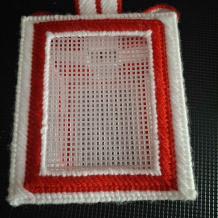 Tissue box with design with pockets for photos