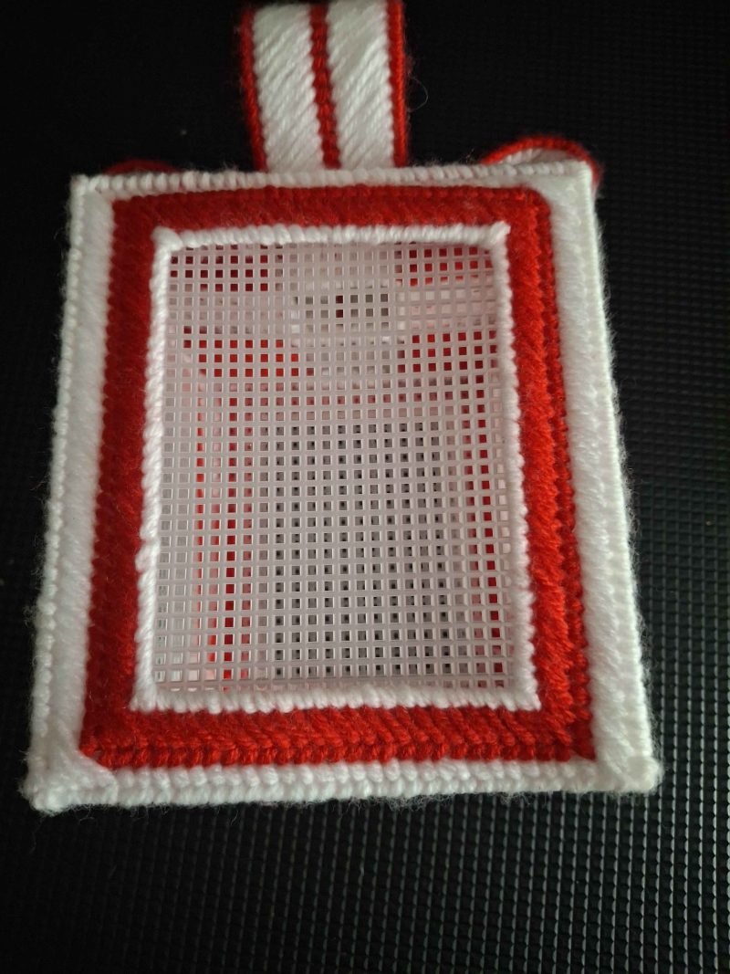 Tissue box with design with pockets for photos