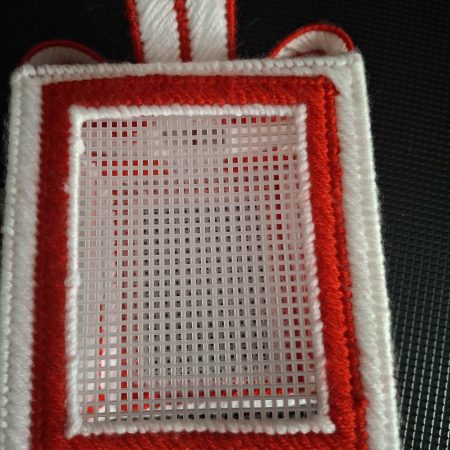 Tissue box with design with pockets for photos