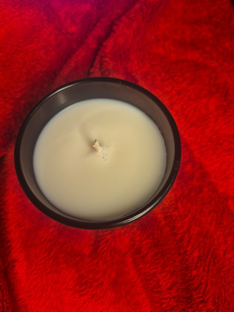 Handmade Amber and Lavender Candle