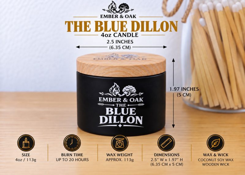 The Blue Dillon – Inspired by Versace Dylan Blue | Candles, Wax Melts and Snap Bars