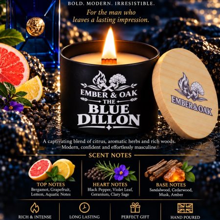 The Blue Dillon – Inspired by Versace Dylan Blue | Candles, Wax Melts and Snap Bars