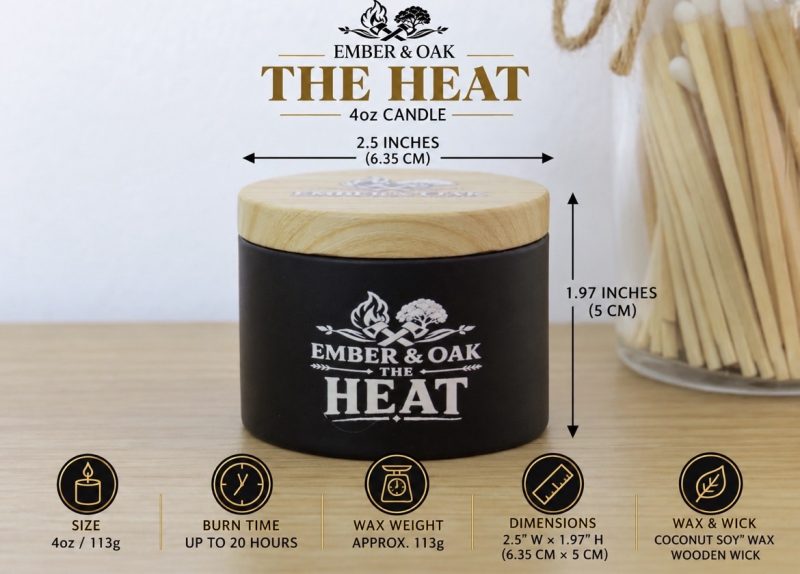 The Heat – Inspired by Dior Fahrenheit | Candles, Wax Melts and Snap Bars
