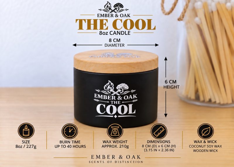 The Cool – Inspired by Davidoff Cool Water | Candles, Wax Melts and Snap Bars