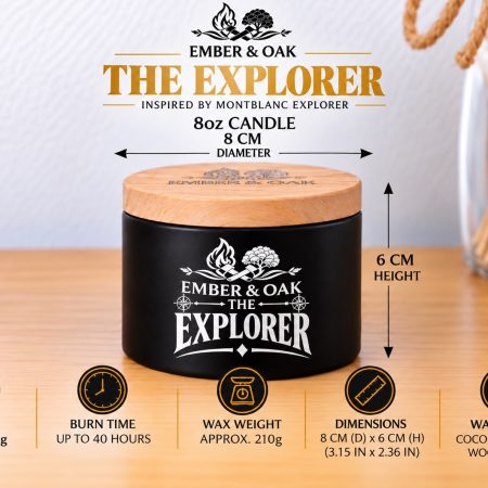 The Explorer – Inspired by Montblanc Explorer | Candles, Wax Melts and Snap Bars
