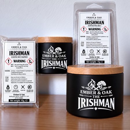 The Irishman – Inspired by Creed Green Irish Tweed | Candles, Wax Melts and Snap Bars