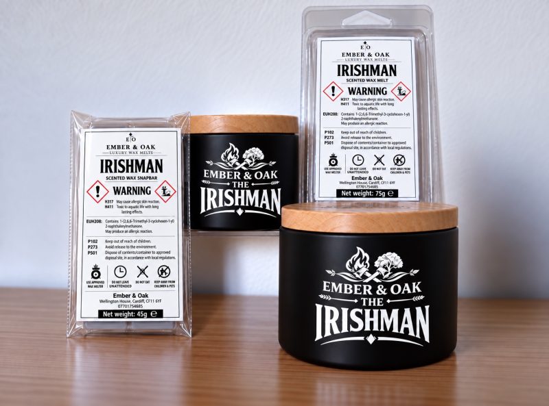 The Irishman – Inspired by Creed Green Irish Tweed | Candles, Wax Melts and Snap Bars