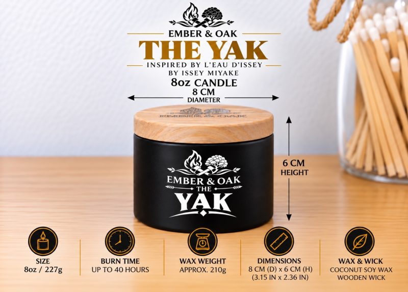 The Yak – Inspired by Issey Miyake L’Eau d’Issey | Candles, Wax Melts and Snap Bars