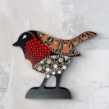 Hand- Painted Robin Keepsake | Handmade Christmas Decoration